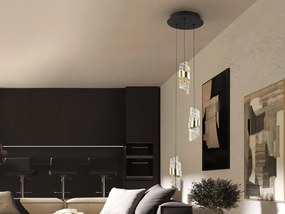 Lustra LED suspendata design elegant Iliada 3L