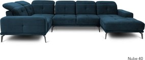 Colțar lemn masiv Formă U Nevada 350x201cm Personalizabil