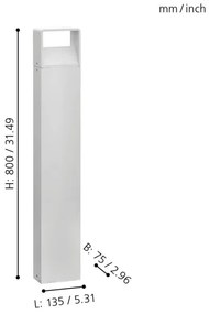 Eglo 98268 - Lampă exterior LED DONINNI LED/6W/230V IP44