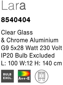 Lustra eleganta design modern cu 5 pendule Lara