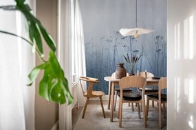 Tapet Autumn Haze, Blue, Rebel Walls