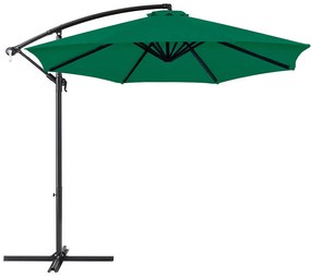 Umbrela de soare suspendata 2,7 m-verde