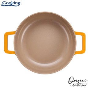 Cratiță din aluminiu turnat cu capac 26x8 cm, 3.4L – Cooking by Heinner, Colecția Origini HR-BJK-CR26, strat antiaderent, eficiență termică