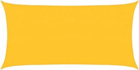 vidaXL Pânză parasolar, galben, 2x4 m, HDPE, 160 g/m²