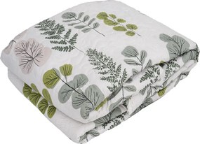 Cuvertura de pat SCANDI NATURE, verde Dimensiune: 220 x 240 cm