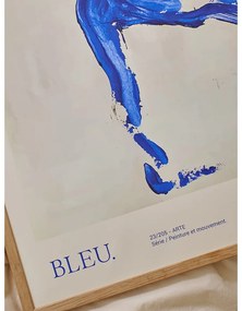 Poster 50x70 cm Bleu – Lucrecia Rey Caro – The Poster Club