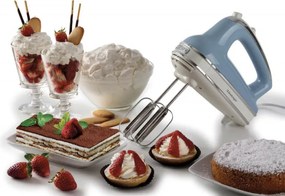 Resigilat: Mixer manual Ariete VINTAGE 1548/05, 450W, 5 viteze, Turbo, Albastru