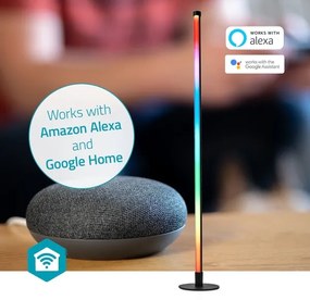 Lampadar LED RGBIC Nedis WIFILD20RGBW SmartLife LED/10W/230V 2700-6500K + telecomandă