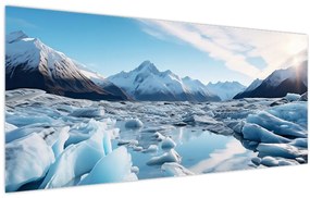 Tablou - Formațiuni glaciare (120x50 cm)