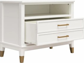 Noptieră albă Westerleigh – CosmoLiving by Cosmopolitan