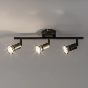 Rabalux 73147 - Spot NORTON 3xGU10/25W/230V negru