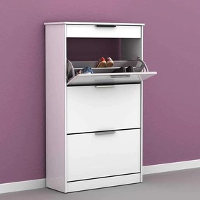 Pantofar Adore Extra, 3 compartimente, capacitate 18 perechi incaltaminte, 75 x 128 x 29 cm