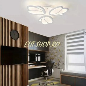 Lustra Led Cu Telecomanda, Elit's Frio, 60 w, Alb