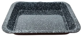 Tava Inalta de Copt Ceramica Blaumann Cerastone cu Capac din Plastic, 36x24,5x5,5 cm ,   Eleganta si Functionalitate in Bucataria Ta