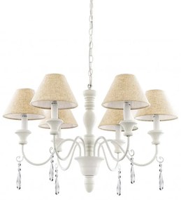 Lustra Ideal-Lux Provence Alb sp6- 003399