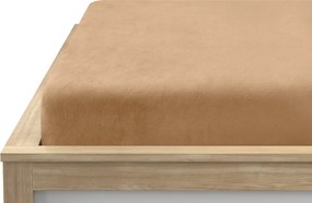 Cearsaf Cocolino microplus cu elastic SOFT 200x220 cm bej