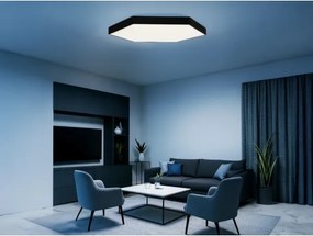 Plafonieră LED, 240 W, 230 V, 3000/4000/6500 K, Ø 120 cm, negru