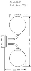 Aplica moderna realizata manual Abano