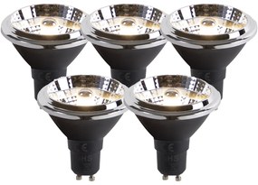 Set de 5 becuri LED GU10 dim to warm AR70 6W 2000K-3000K