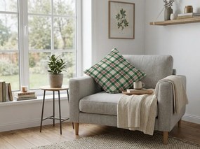 Husa din bumbac pentru perna WINTER PLAID 45x45 cm, colorat