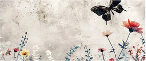 Tablou - Pajiște în beton (120x50 cm)