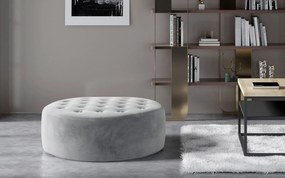 Taburet lemn masiv gri Jose 70x28 cm