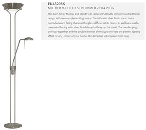 Lampadar / Lampa de podea moderna Floor Lamp EU4329SS SRT