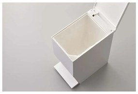 Coș de gunoi pentru baie YAMAZAKI, alb