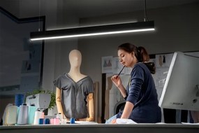 Osram - Lustră LED reglabilă suspendată pe cablu OFFICE LINE LED/42W/230V 112,6 cm neagră