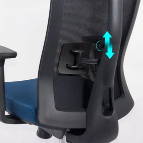 Scaun ergonomic SYYT 9501 albastru, brațe 3D și multiblock