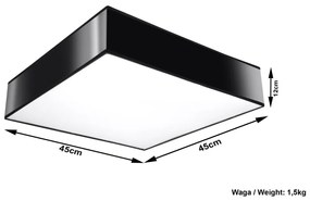 Plafonieră Sollux Mitra Ceiling, negru