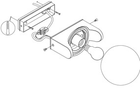 Aplică de exterior RUBIO 1xE27/15W/230V IP44 Eglo 99572