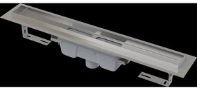 Dus de dus Professional 105 cm, cu margine pentru gratar complet, scurgere verticala, otel inoxidabil 1050 mm