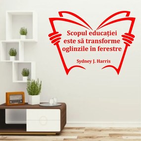Sticker perete Scopul educatiei