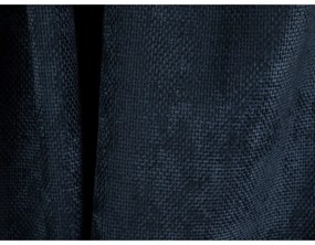 Colțar albastru închis extensibil/cu spațiu de depozitare cu tapițerie din chenille Tonale – Cosmopolitan Design