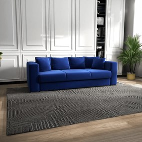 Canapea extensibilă dumonde cu ladă de depozitare si sezut confortabil din spuma high-density, Gloria Royal Blue 240x100 cm