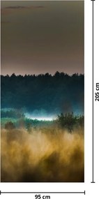 Fototapet pentru ușă - Peisaj montan (95x205cm)