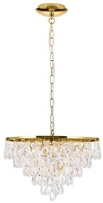 Lustra suspendata cristal K9 design elegant CELESTE D-45 auriu