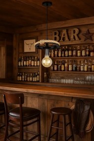 Lustra  negru homs ro11438