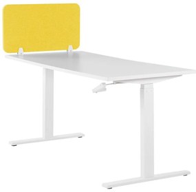 Panou separator birou 72 x 40 cm Walda (galben) . 1076542