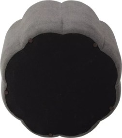 Taburet gri TUP cu spatiu de depozitare 45x45 cm