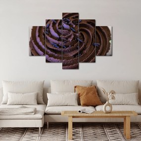 Tablou - Cupcake din ciocolată (150x105 cm)