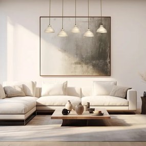 Lustră pe cablu SVEN 5xE27/15W/230V bej