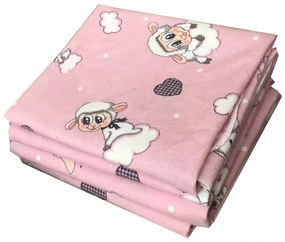 Set 4 scutece finet Deseda 70x70cm Deseda Oite roz