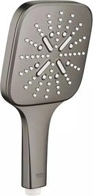 Para de dus Grohe Rainshower SmartActive 130 Cube 3 functii antracit periat Hard Graphite