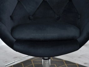 Fotoliu Lush 3 (negru + crom). 1110207