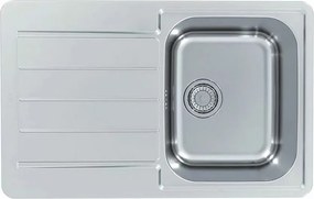 Chiuveta inox Alveus Line Max 80 Satin 79x50 cm dreapta