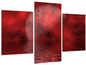 Tablou - Luna pe nivelul apei (90x60 cm)
