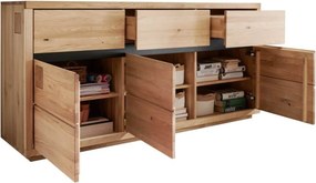 Comodă lemn masiv Urban Loft, 175 × 45 × 85 cm