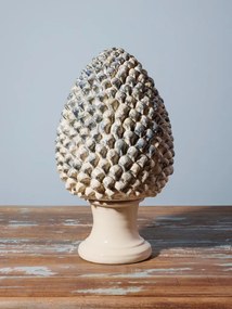 Decoratiune de masa in forma de anghinare, din ceramica, H40cm ,Artisanal